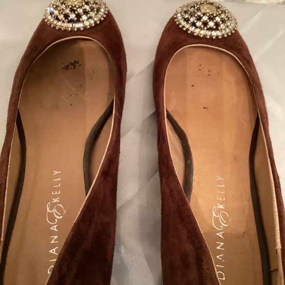 Diana E Kelly brown suede ballet flats - Picture 9 of 12